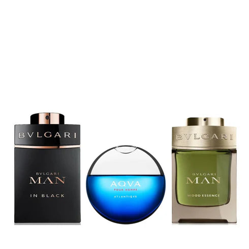 Trial Pack Of Bvlgari 25 ml X 3 Combo For Men